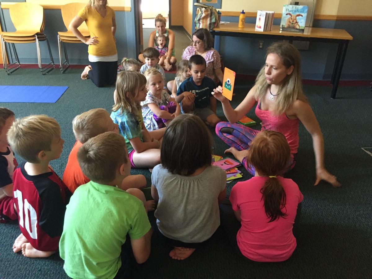 Kids yoga storytime